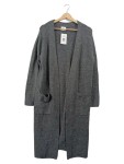 Vorschaubild 1 von Strickjacke Damen Cardigan Langarm Rippstrick Grau Gr. 40 L Casual