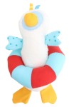 Vorschaubild 1 von Baby Kuscheltier Ente Mehrfarbig mit Schwimmring Stofftier Plüschtier