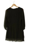 Vorschaubild 2 von Freizeitkleid Damen Grün Gr. 36 Polyester Punkte Bohemian Casual Vintage
