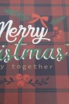 Vorschaubild 2 von Platzset Rot Kariert Weihnachtlich Merry Christmas Sterne