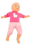 Vorschaubild 1 von Babypuppe Rosa Klassisch mit Lama Motiv & Herzchen Hose Spielpuppe