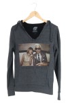 Vorschaubild 1 von Damen Kapuzenpullover Hoodie Grau XS/32 Casual Urban Streetwear Retro
