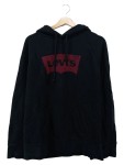 Vorschaubild 1 von Kapuzenpullover Hoodie Schwarz Logo Print Gr. 50 L Herren Casual