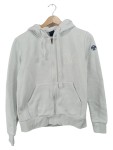 Vorschaubild 1 von Sweatjacke Damen Kapuzenjacke Reißverschluss Weiß Gr. 34 XS
