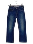 Vorschaubild 1 von Jeans Straight Leg Kinder Hose Blau Gr. 116 Baumwolle Uni