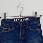 Vorschaubild 3 von Jeans Straight Leg Kinder Hose Blau Gr. 116 Baumwolle Uni