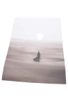 Vorschaubild 1 von Bild Poster Wüste Landschaft Figur Minimalistisch Modern Mehrfarbig