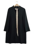 Vorschaubild 1 von Etuikleid Damen Gr. 46/3XL Schwarz Polyester Uni Elegant