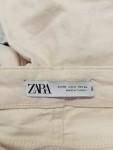 Vorschaubild 2 von Damen Jeans Bootcut Beige Ausgefranster Saum Gr 34 XS