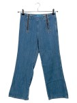 Vorschaubild 1 von Bootcut Damen Jeans Blau W26/34/XS 100% Baumwolle Reißverschluss