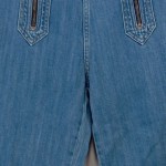Vorschaubild 3 von Bootcut Damen Jeans Blau W26/34/XS 100% Baumwolle Reißverschluss