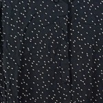 Vorschaubild 3 von Blusenkleid Damen Schwarz Gr. 34/XS Viskose Punkte Casual Freizeit Knopf