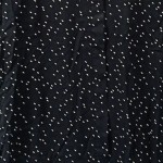 Vorschaubild 4 von Blusenkleid Damen Schwarz Gr. 34/XS Viskose Punkte Casual Freizeit Knopf