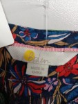 Vorschaubild 2 von Damen Bluse Langarm Blumenmuster Baumwolle Mehrfarbig Gr. 42 XL