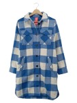 Vorschaubild 1 von Leichte Jacke Damen Kariert Blau Gr. 38 M Freizeit Freizeitjacke