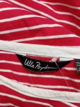 Vorschaubild 2 von Damen T-Shirt Gr. 50 5XL Rot Gestreift Baumwolle Freizeit Casual