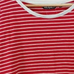 Vorschaubild 3 von Damen T-Shirt Gr. 50 5XL Rot Gestreift Baumwolle Freizeit Casual