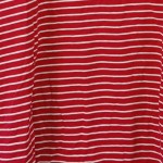 Vorschaubild 4 von Damen T-Shirt Gr. 50 5XL Rot Gestreift Baumwolle Freizeit Casual