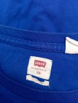 Vorschaubild 3 von Damen T-Shirt Blau Logo Patch Baumwolle Gr. 44 XXL Freizeit Casual