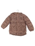 Vorschaubild 1 von Winterjacke Kinder Braun Gr. 104 Polyester Tierdruck Animal-Print Langarm