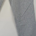 Vorschaubild 4 von Jeans Carrot Fit Herren Grau W33 L31 Leinen-Mix Hose Knopf