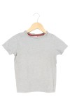 Vorschaubild 1 von Kinder T-Shirt Gr. 116 Grau Casual Basic Baumwolle Kurzarm