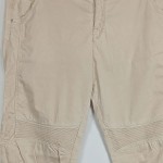 Vorschaubild 3 von Cargohose Damen Baumwolle Beige Gr. 42 XL W33 L31 Freizeit Reißverschluss