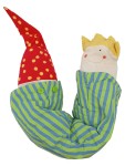 Vorschaubild 1 von Handpuppe bunte Raupe gestreift mit 2 Gesichtern Kasperlepuppe