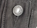 Vorschaubild 2 von Jeans Straight Leg Damen Gr. W27/36/S Schwarz Baumwolle Uni Casual Logo