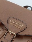 Vorschaubild 2 von Damen Rucksack Logo Print Braun Mittel Freizeit Elegant Polyurethan