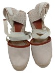 Vorschaubild 2 von Espadrille Keilabsatz Schnürung Beige Braun Gr. 37