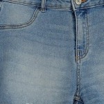 Vorschaubild 3 von Jeans Shorts Damen Blau W31 L Fransen Hotpants Freizeit Gr. 40