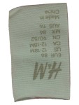 Vorschaubild 2 von Festliches Kleid Mädchen Gr. 86 Rot Gestreift Langarm Rüschen Baumwolle