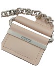 Vorschaubild 2 von Umhängetasche Damen Beige Logo Print Nieten Groß 37cm