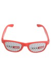Vorschaubild 1 von LUTZ Sonnenbrille Rot Retro Urban Partybrille XXX Lutz Logo Damen Herren
