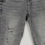 Vorschaubild 3 von Herren Jeans Slim Fit Grau W36 L29 Destroyed Used-Look