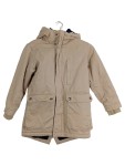 Vorschaubild 1 von Parka Jacke Beige Kapuze Kinder Gr. 126/128