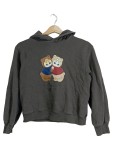 Vorschaubild 1 von Kapuzenpullover Kinder Gr. 152 Schwarz Baumwolle Tiermotive Casual
