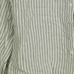 Vorschaubild 4 von Hemdbluse Damen Grün Gr. 38/M Baumwolle Gestreift Casual Langarm Freizeit
