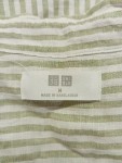 Vorschaubild 2 von Hemdbluse Damen Grün Gr. 38/M Baumwolle Gestreift Casual Langarm Freizeit