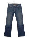 Vorschaubild 1 von Bootcut Jeans Herren Gr. 46 Blau Baumwolle Uni Casual Freizeit