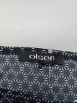 Vorschaubild 2 von Bluse Damen Blau Gr. 46/3XL Polyamid Grafisch Casual 3/4-Arm Alltag