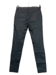 Vorschaubild 2 von Stoffhose Damen Gr. W31/40/L Schwarz Baumwolle Uni Casual Freizeit L31