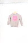 Vorschaubild 2 von DANEFæ Kapuzenpullover Kinder Gr. 128 Grau Tiermotiv Hoodie Casual