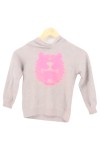 Vorschaubild 1 von DANEFæ Kapuzenpullover Kinder Gr. 128 Grau Tiermotiv Hoodie Casual