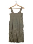 Vorschaubild 2 von Damen Etuikleid Gr. 34/XS Beige Klassisch Elegant Baumwolle Business