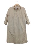 Vorschaubild 1 von Blusenkleid Hemdblusenkleid Damen Beige Gr. 44 XXL Casual Knöpfe