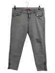Vorschaubild 1 von Jeans Slim Fit Damen Grau Gr. W35/44/XXL Baumwolle Elasthan Uni Casual