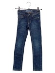 Vorschaubild 1 von Jeans Slim Fit Kinder Hose Blau Gr. 116 Baumwolle Stickerei