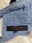 Vorschaubild 2 von Badeshorts Herren Gr. 52 Weiß Polyester Gestreift Sportlich Logo